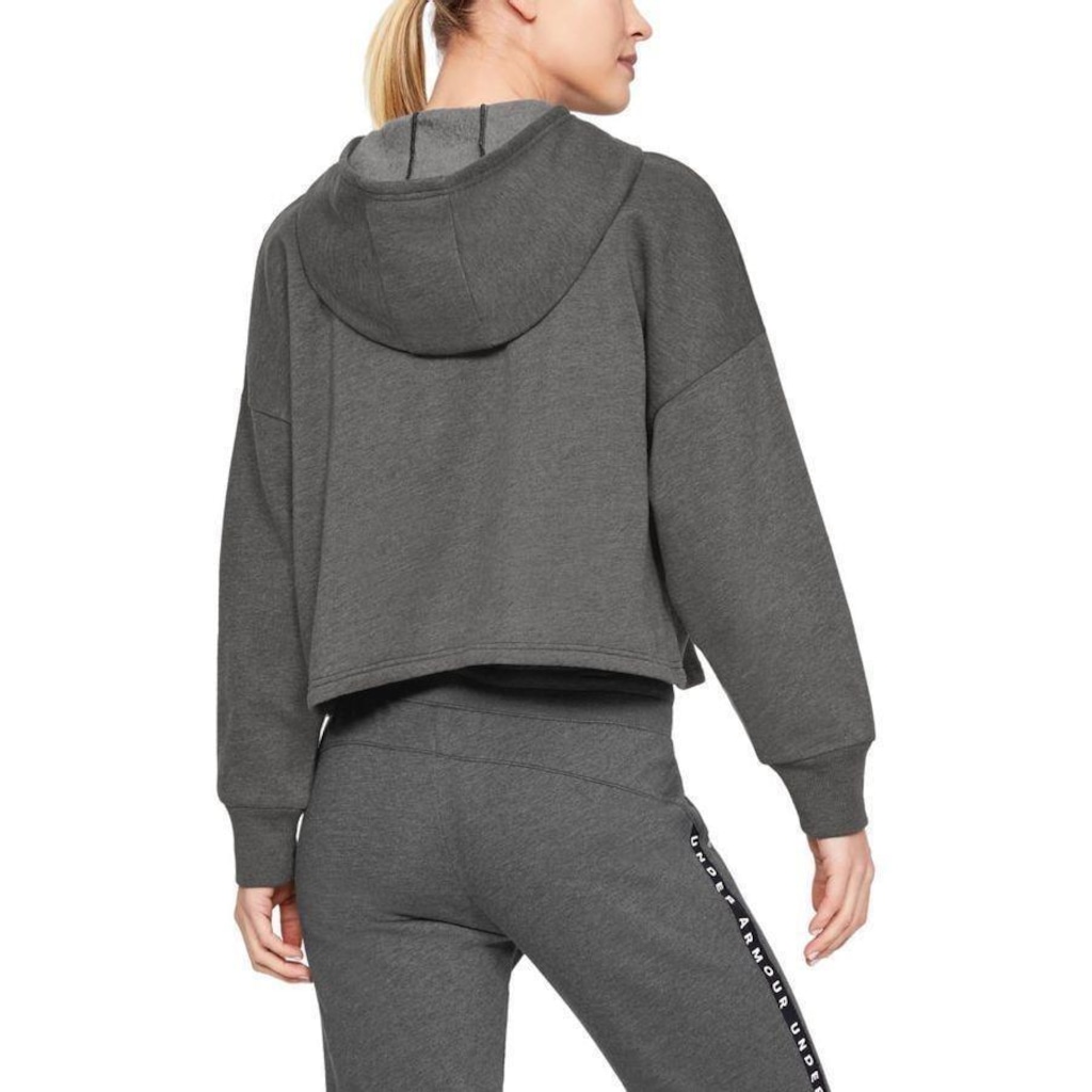 Imagem 3 do produto Blusão de Moletom com Capuz Under Armour Taped Fleece - Feminino