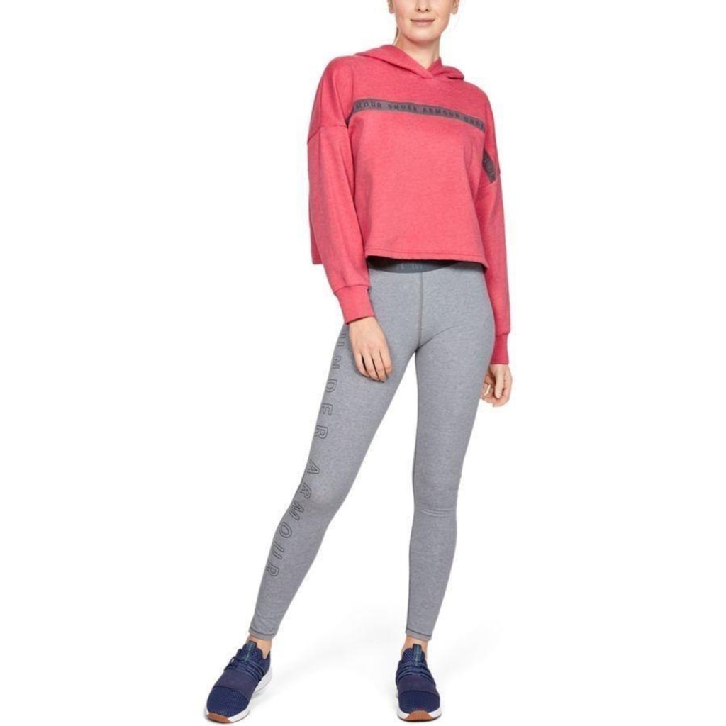Imagem 2 do produto Blusão de Moletom com Capuz Under Armour Taped Fleece - Feminino
