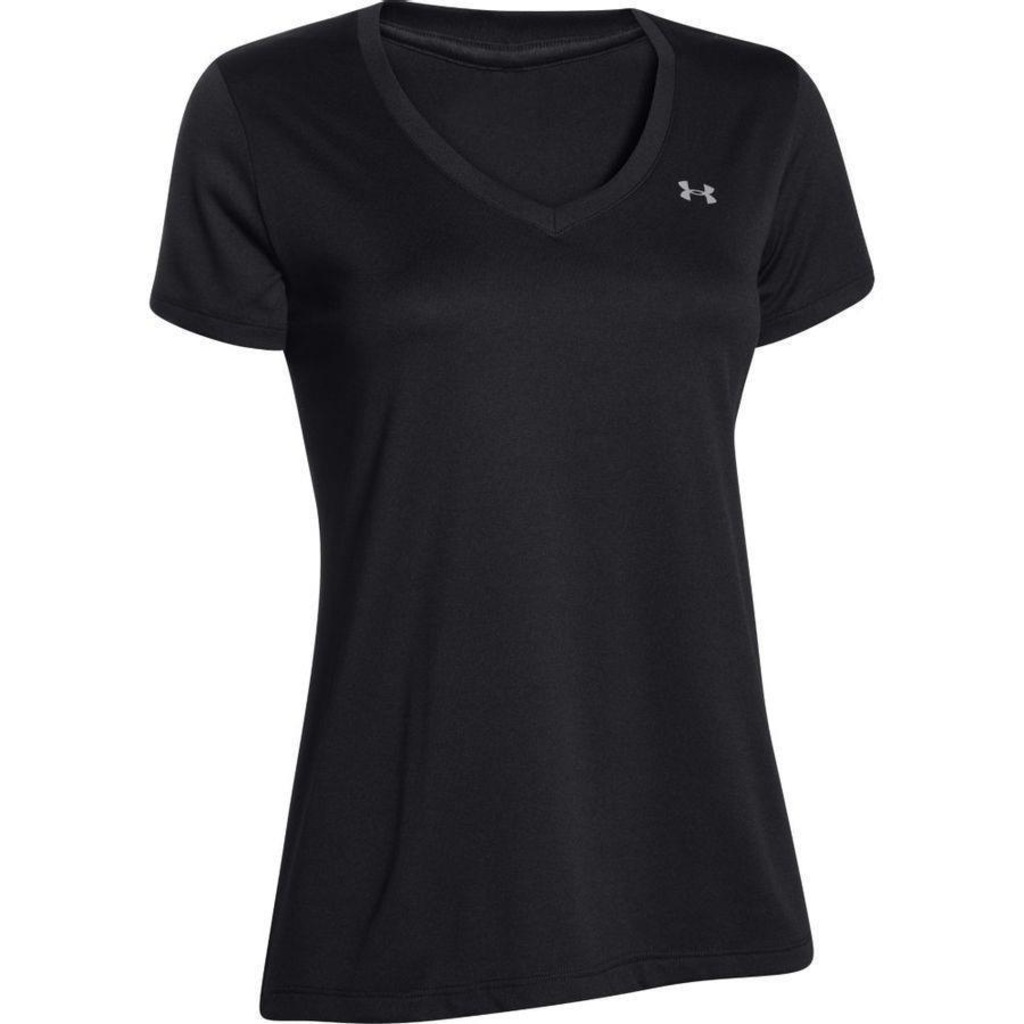 Camiseta Under Armour Tech Short Sleeve V Neck - Feminina