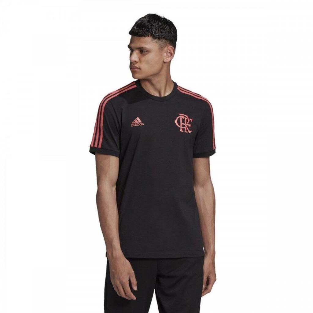 Camiseta do Flamengo adidas Algodão - Masculina - Foto 1
