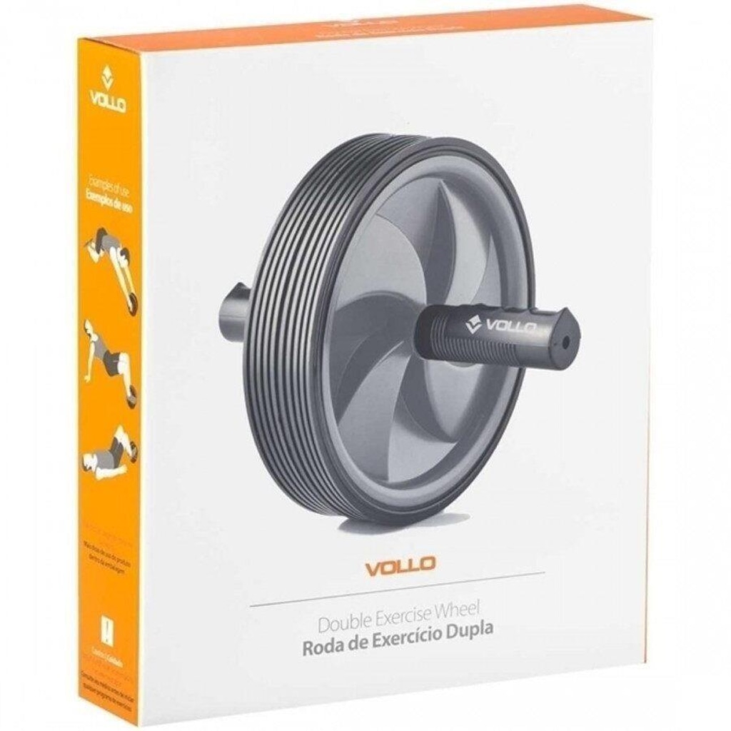 Imagem 2 do produto Roda de Exercícios Vollo Dupla