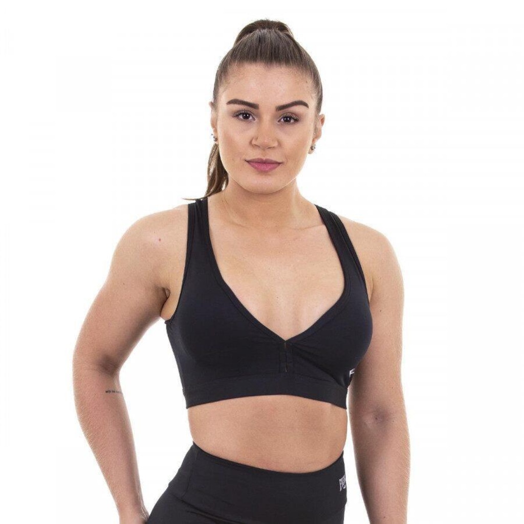 Top Fintess Everlast Preto - Adulto