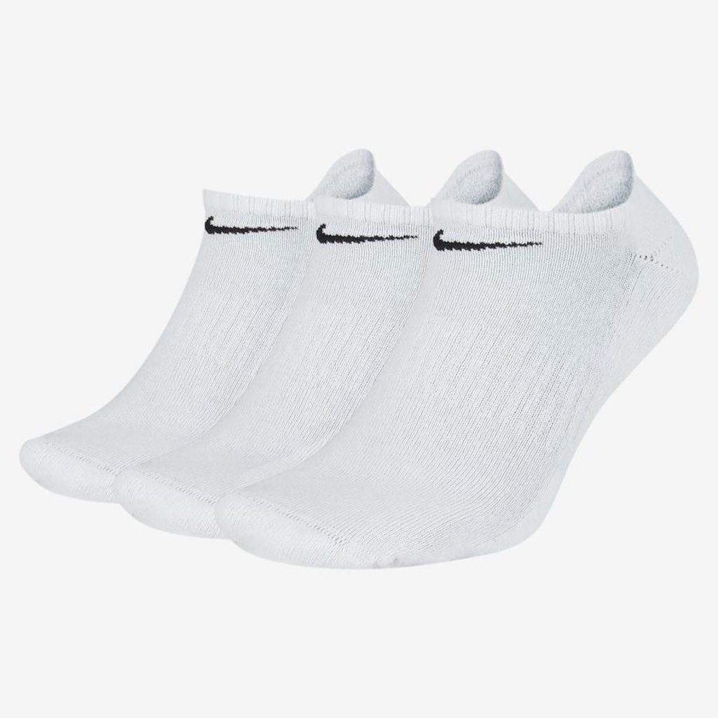Kit de Meias Nike Everyday Cushion com 3 Pares - Adulto