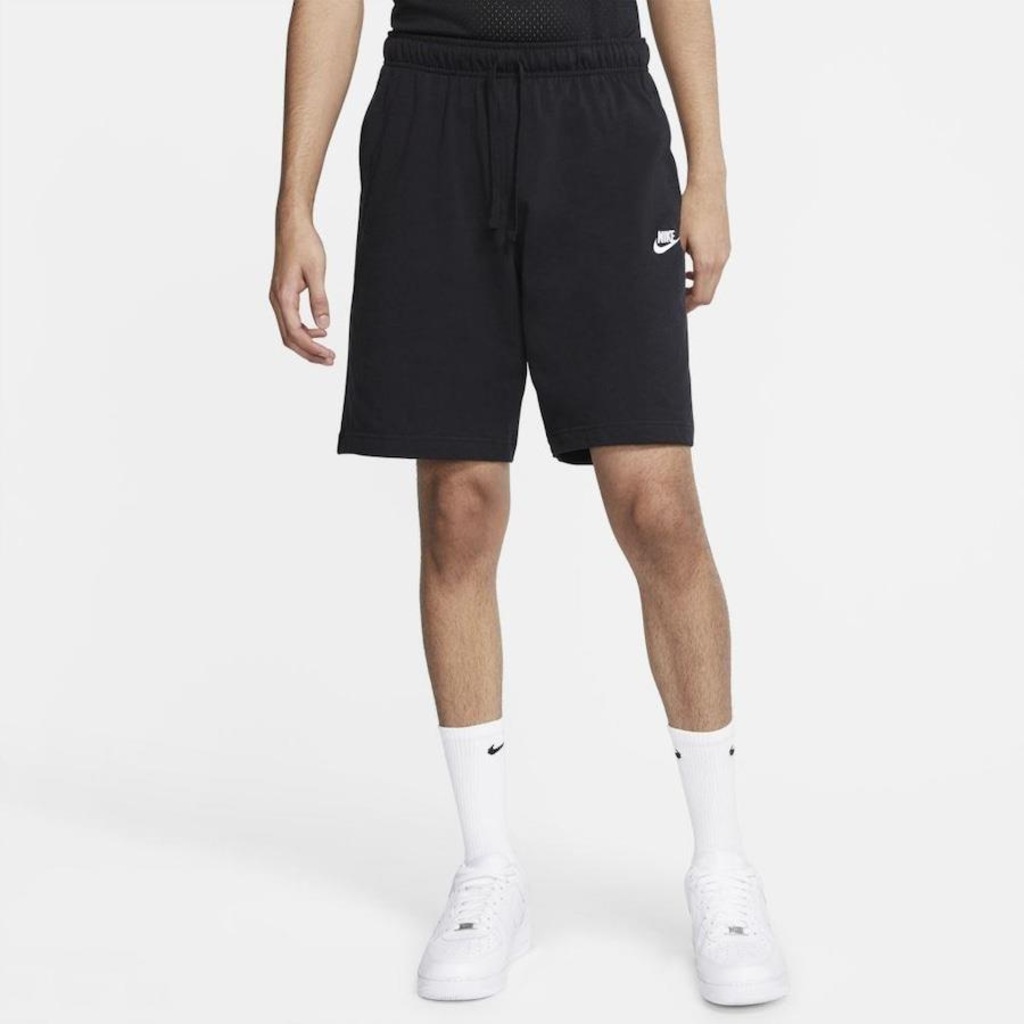 Bermuda Fleece Nike Club - Masculina - Foto 1