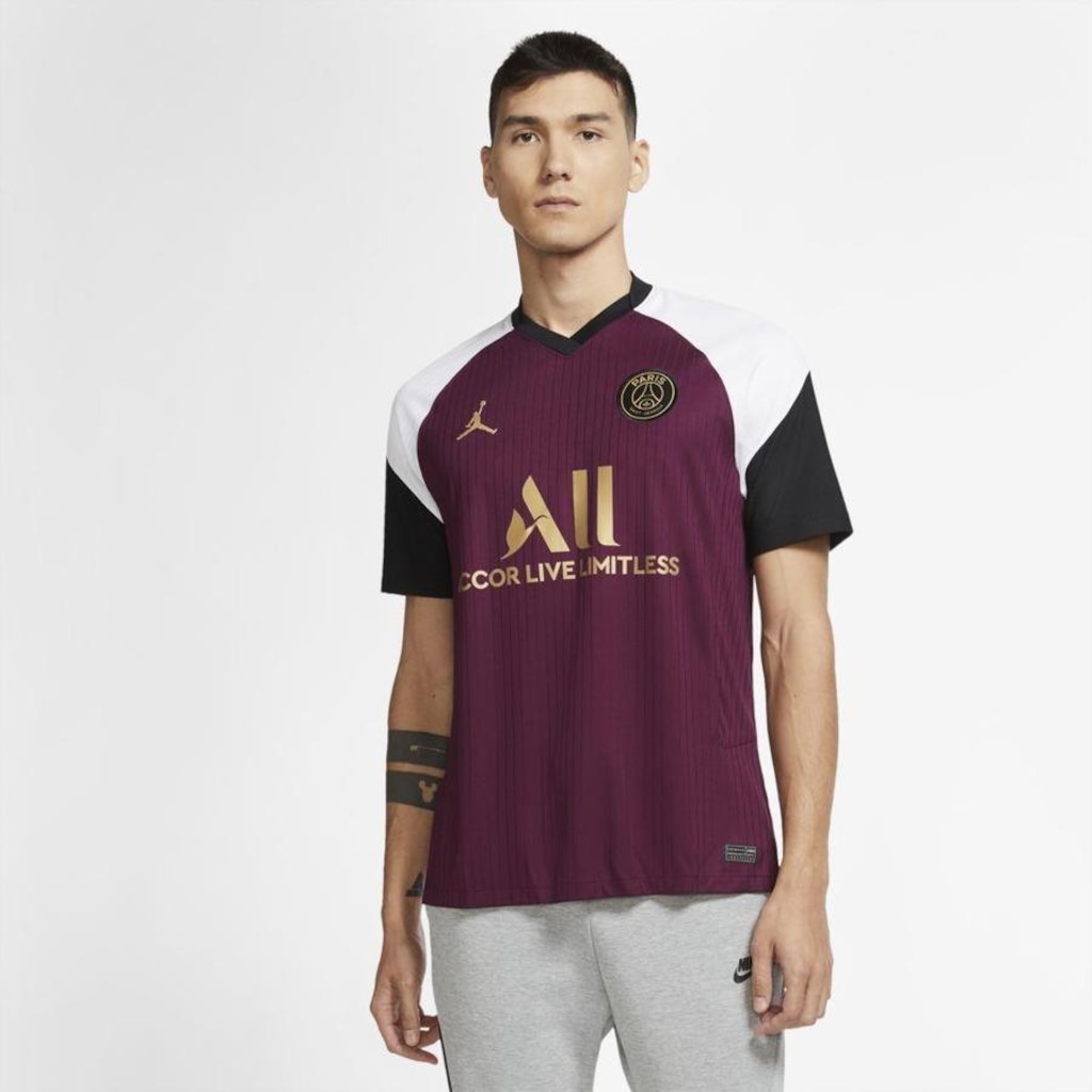 Camisa Psg Nike Iii 2020/21 Torcedor Pro Masculina - Foto 1