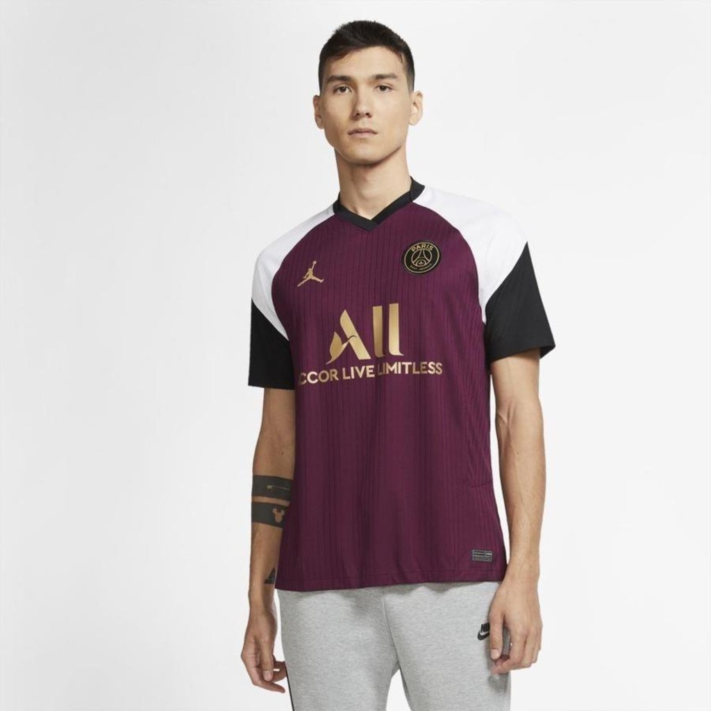 Camisa Psg Nike Iii 2020/21 Torcedor Pro Masculina - Foto 1