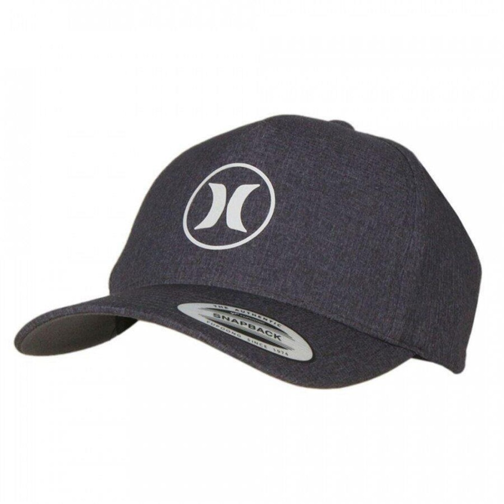 Boné Aba Curva Hurley Circle Flexfit - Strapback - Adulto - Foto 1