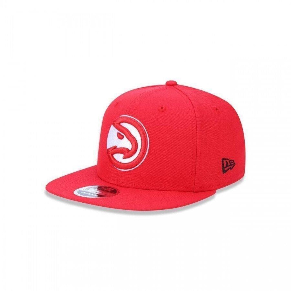 Boné Aba Reta New Era 9Fifty Original Fit Nba Atlanta Hawks Team Color - Snapback - Adulto - Foto 1