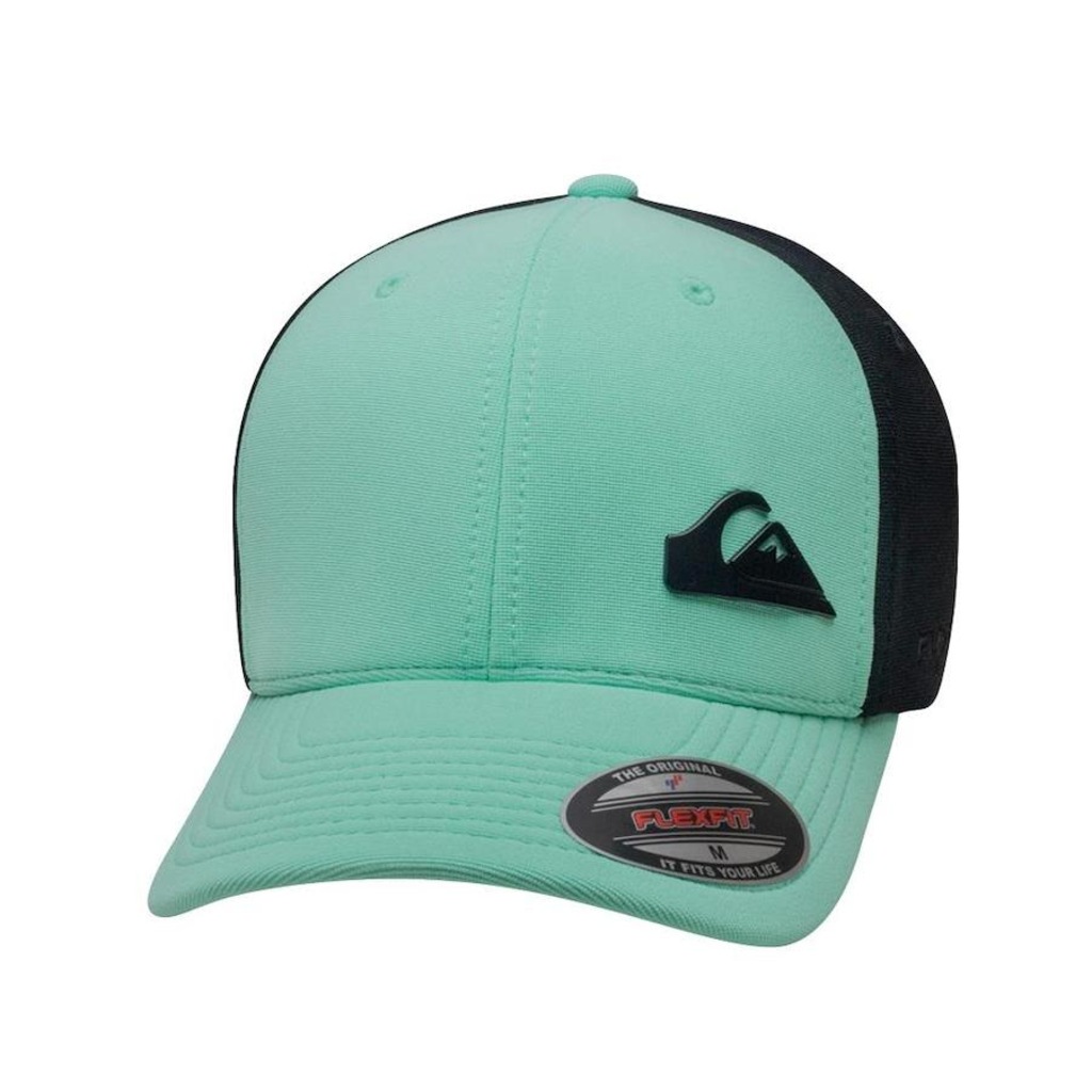 Boné Aba Curva Quiksilver Flex Side Matte - Fechado - Adulto - Foto 1