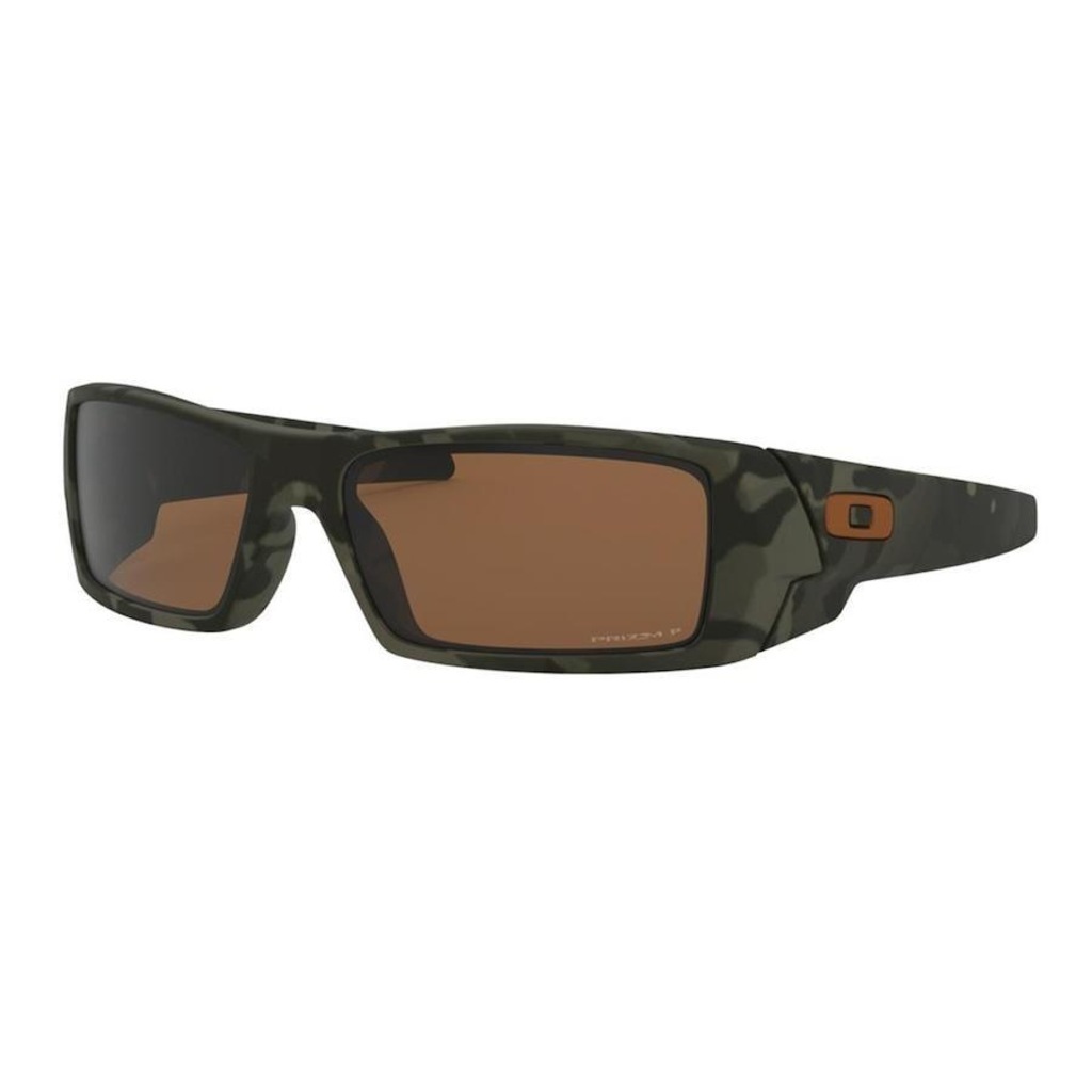 Óculos de Sol Oakley Gascan Matte Olive Camo Lente Prizm Tungsten Polarizado - Unissex - Foto 1