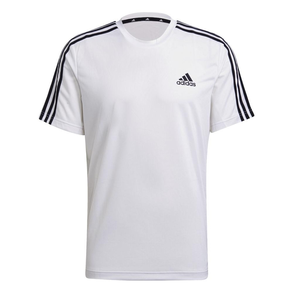 Camiseta adidas Aeroready Designed To Move Sport 3-Stripes - Masculina - Foto 1