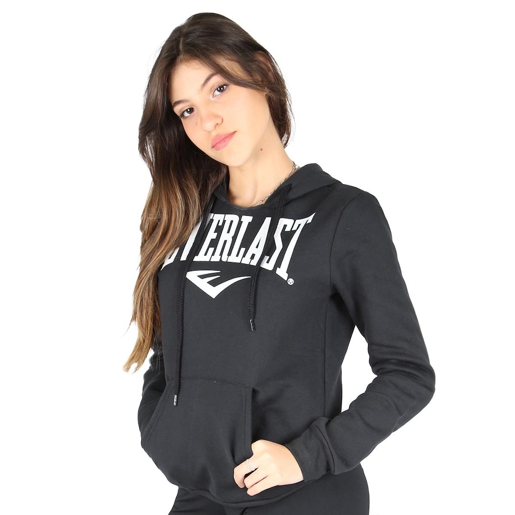 Imagem 3 do produto Blusão de Moletom com Capuz Everlast - Feminino