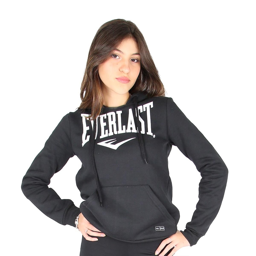 Blusão de Moletom com Capuz Everlast - Feminino