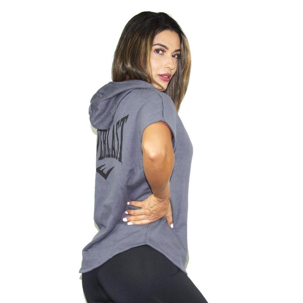 Imagem 2 do produto Blusão Everlast Vintage Com Capuz - Feminino