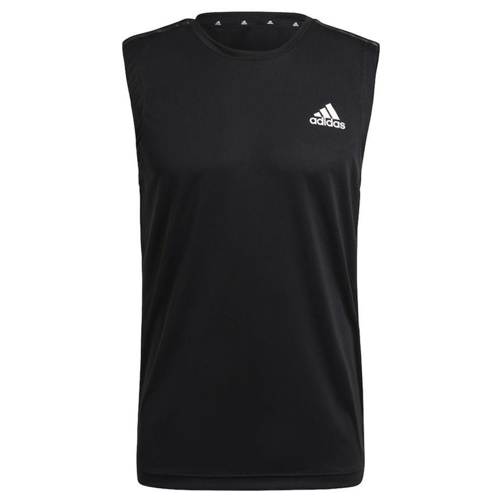 Camiseta Regata adidas Aeroready Designed to Move 3-Stripes - Masculina