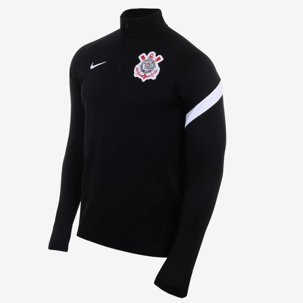 Camiseta Manga Longa do Corinthians Nike Dri-FIT Strike Drill - Masculina - Foto 1