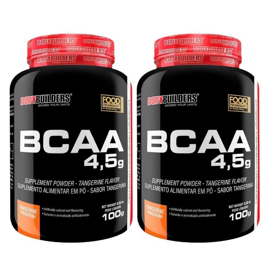Kit 2x BCAA Bodybuilders - 100g Tang