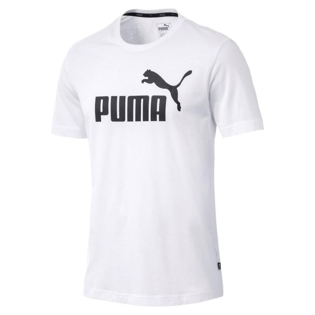 Camiseta Puma Manga Curta Essentials Tee - Masculina - Foto 1