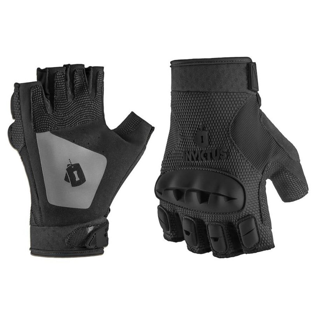 Luva Tática Invictus Meio Dedo Rocky - Adulto - Foto 1