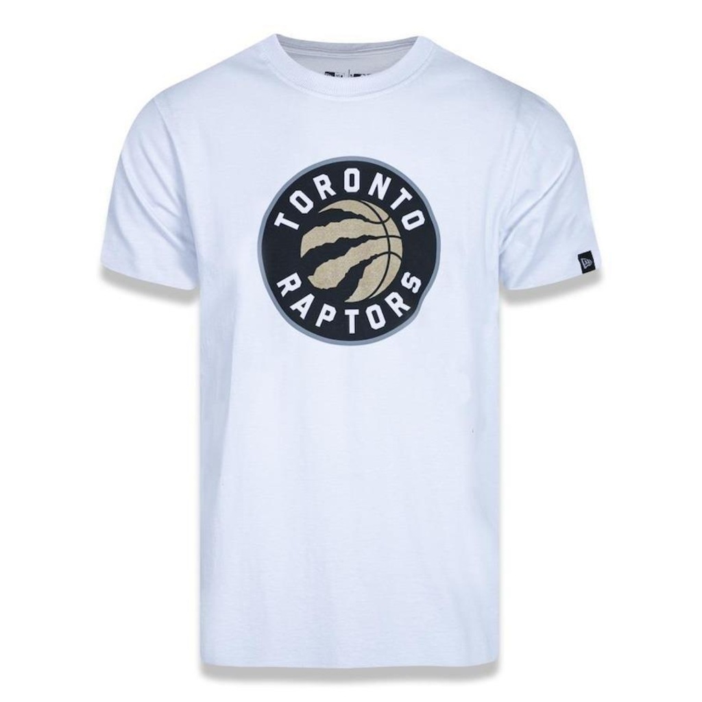 Camiseta New Era Manga Curta NBA Toronto Raptors - Masculina - Foto 1