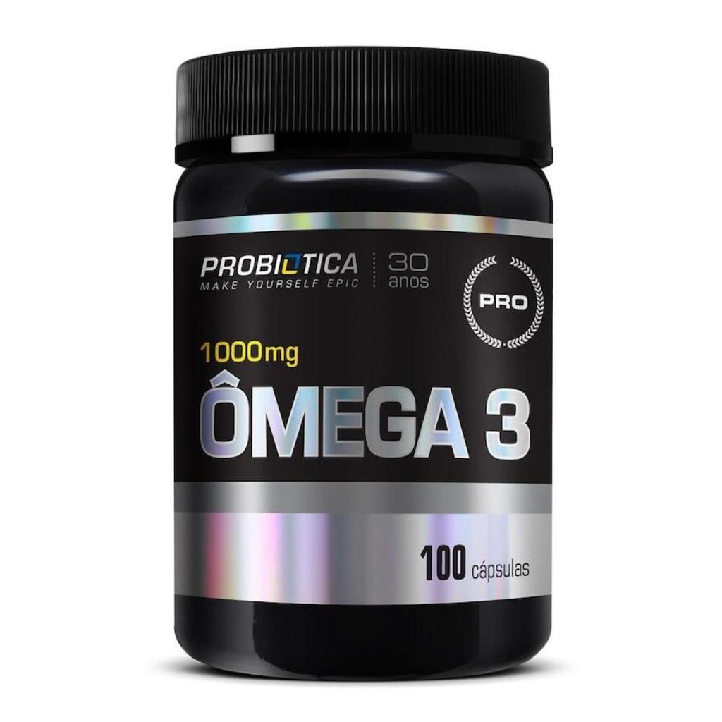 Ômega 3 Pro Probiótica - 1000mg - 100 Cápsulas - Foto 1