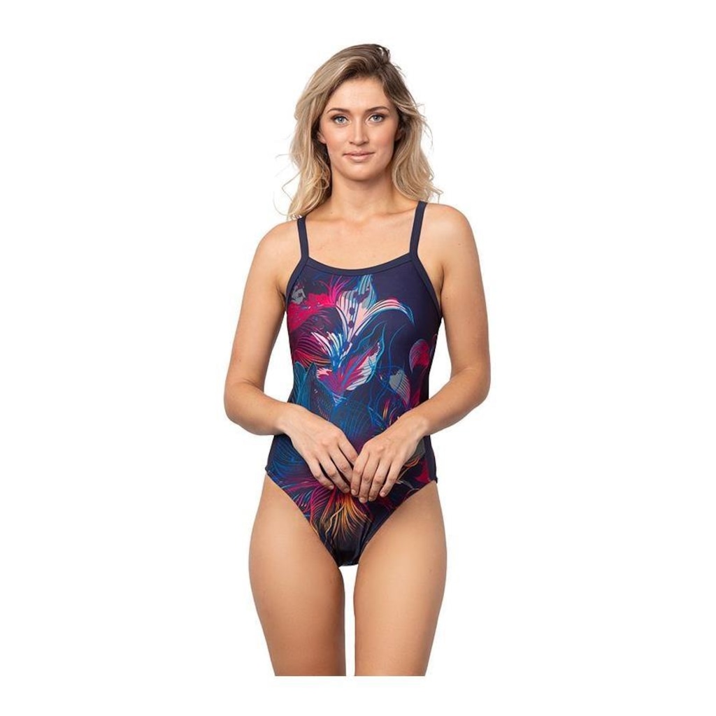 Maiô Kauna Swin Flower - Feminino