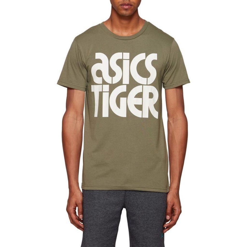 Camiseta Asics Tiger Bl - Masculino - Foto 1