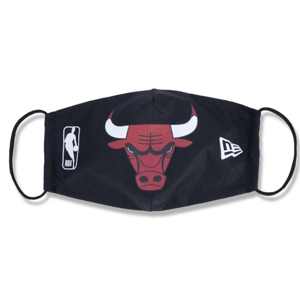 Imagem 2 do produto Máscara New Era de Proteção Chicago Bulls NBA Logoman Lavável