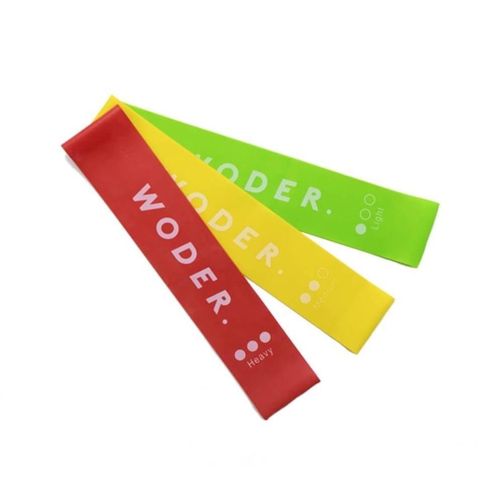 Kit 3 Mini Bands Faixas Elástica Circular Band Loop Woder