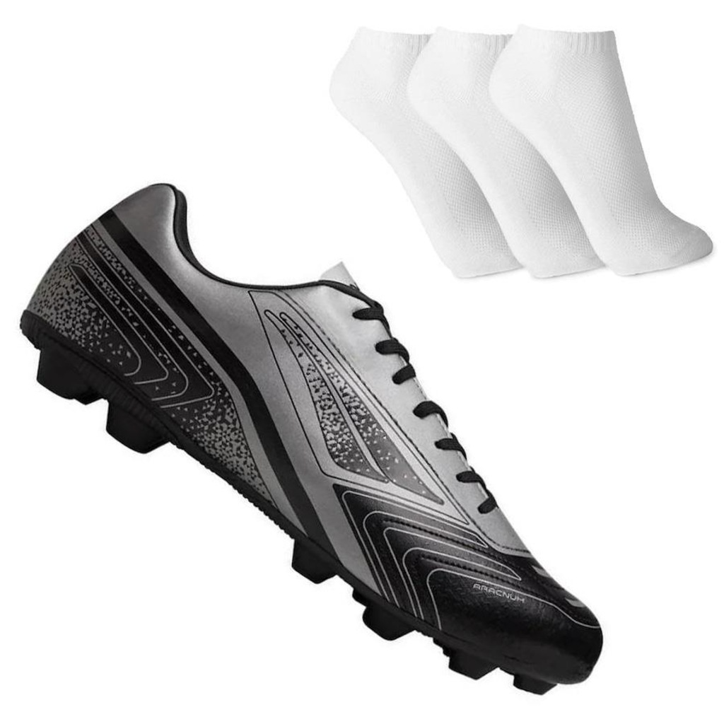 Chuteira de Campo Penalty Matis Force Vii + 3 Pares De Meia - Masculina - Foto 1