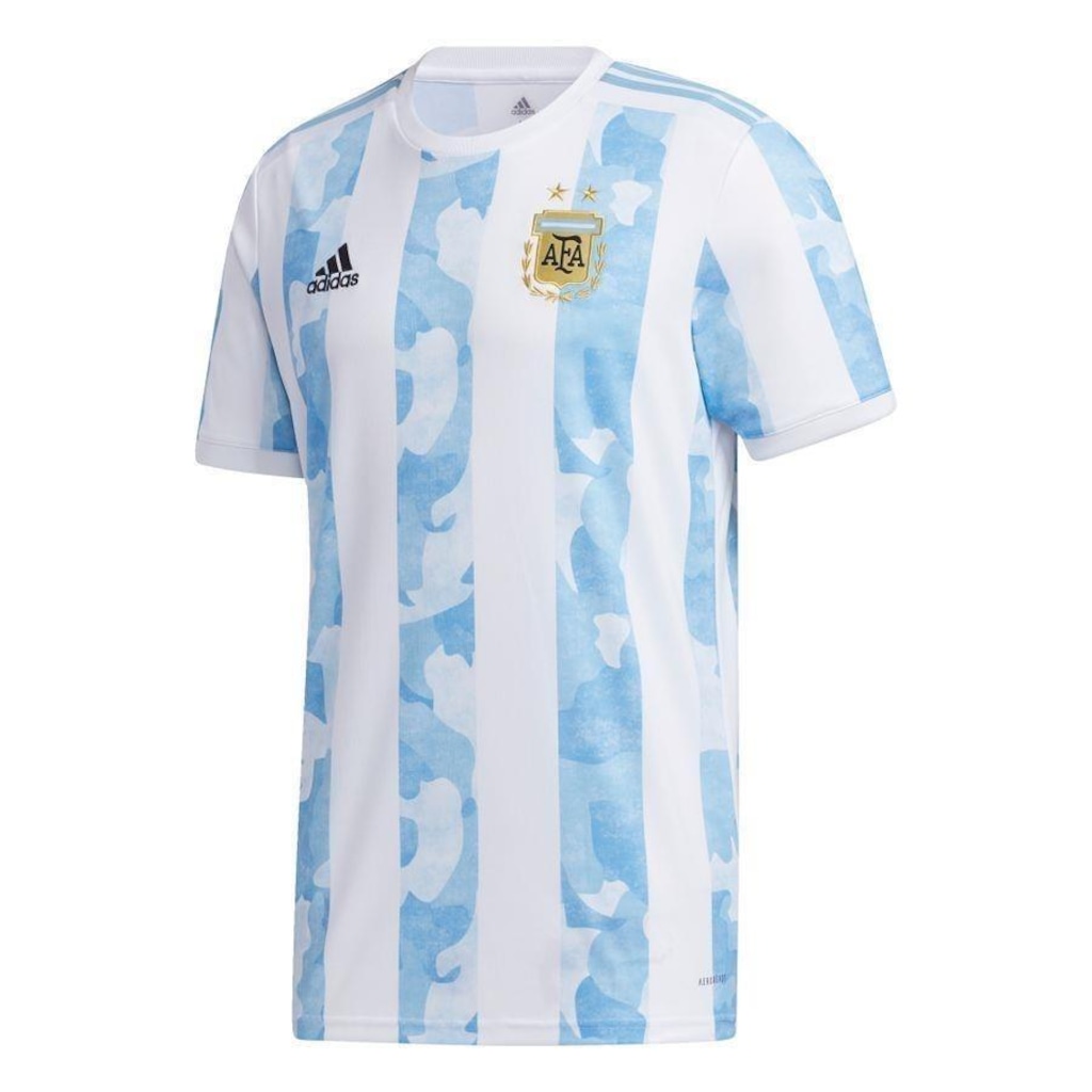 Camisa Argentina I adidas - Masculina - Foto 1