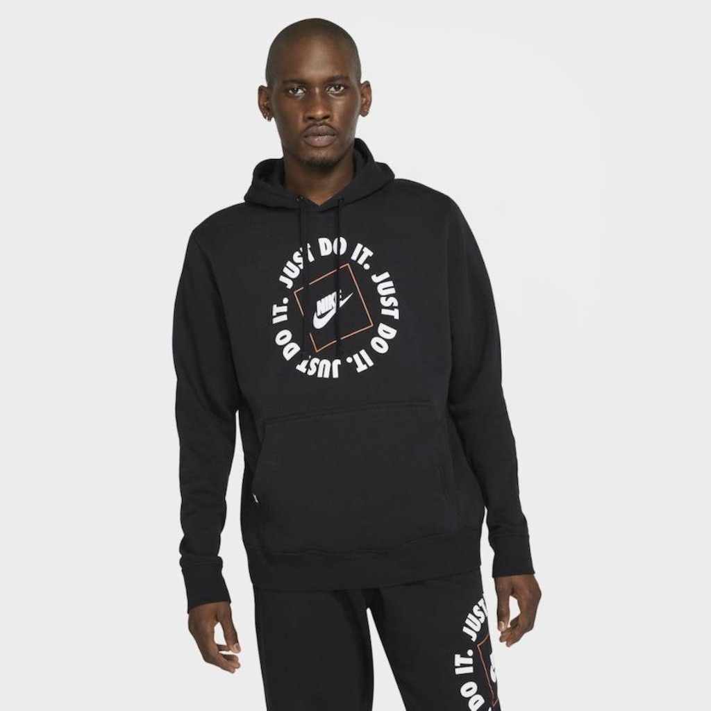 Blusão com Capuz Nike Sportswear Just do it - Masculino - Foto 1