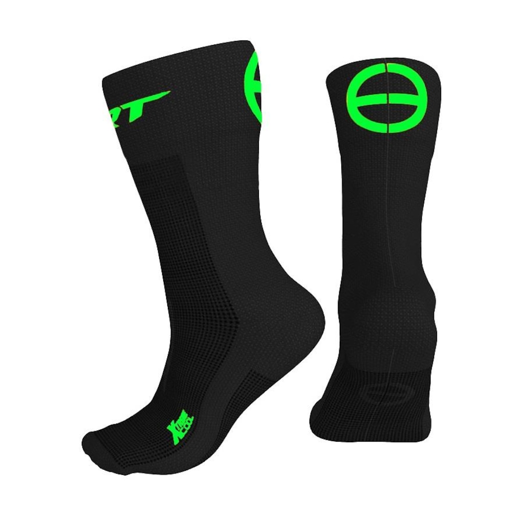 Imagem 2 do produto Meia de Ciclismo Cano Médio Ert Cycle Sport Xtreme Cool - Unissex