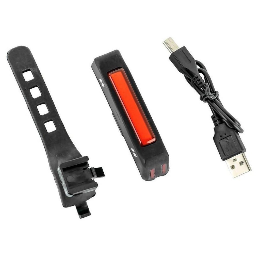 Imagem 2 do produto Farol Traseiro para Bike Recarregável High One USB