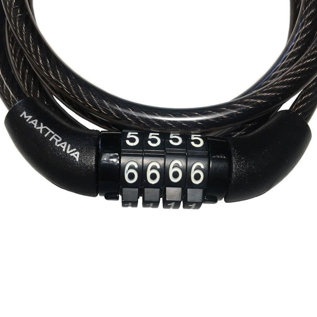 Imagem 2 do produto Cadeado Bike com Senha MaxTrava 6mm x 1000mm