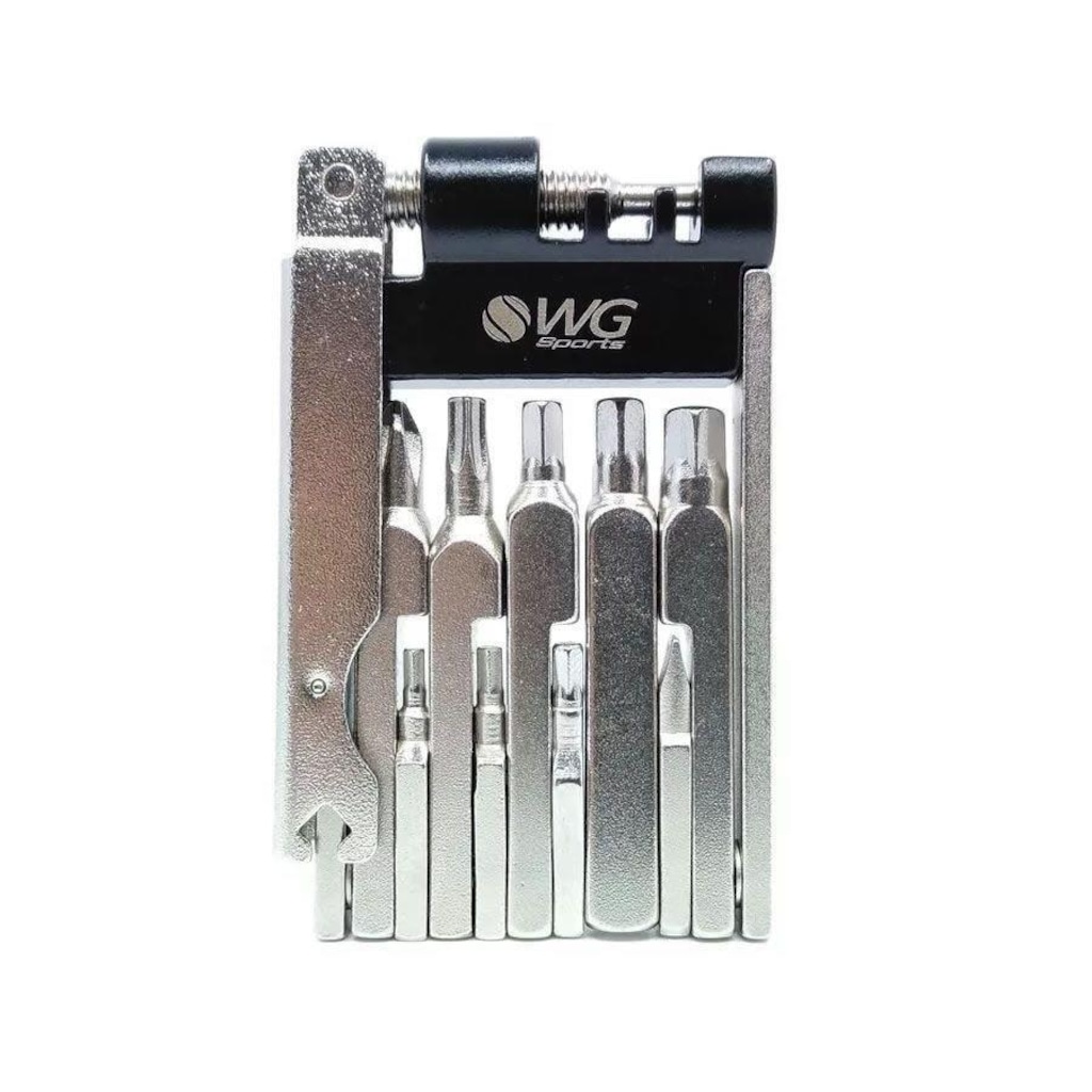 Kit de chaves para bicicleta 12 funções com extrator de corrente WG Sports