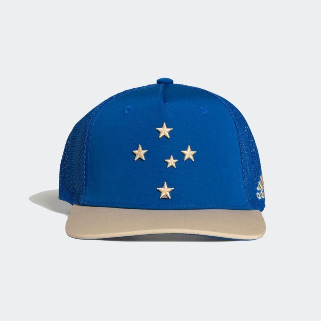 Boné Aba Reta do Cruzeiro adidas Trucker - Snapback - Adulto - Foto 1