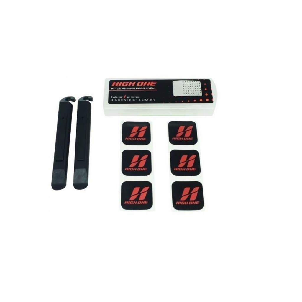 Kit de Reparo de Pneu de Bicicleta High One com Espátulas