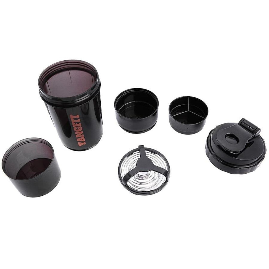Imagem 4 do produto Coqueteleira Yangfit para Academia Shaker com Divisórias - 550ml
