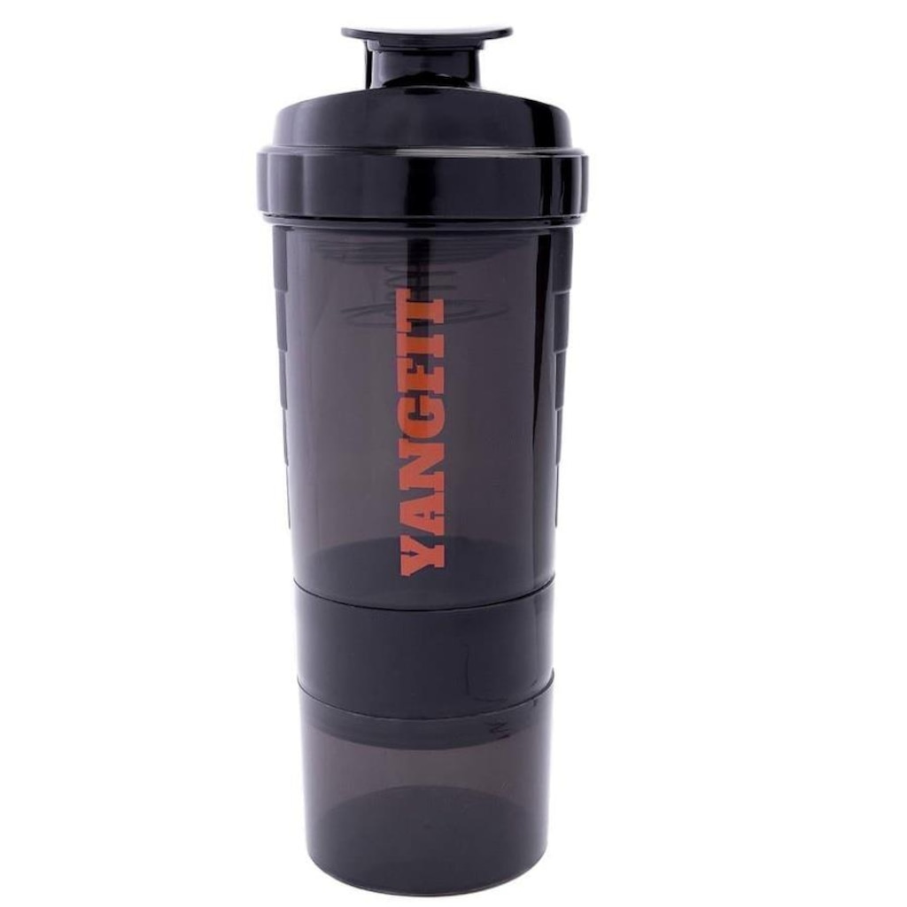 Coqueteleira Yangfit para Academia Shaker com Divisórias - 550ml