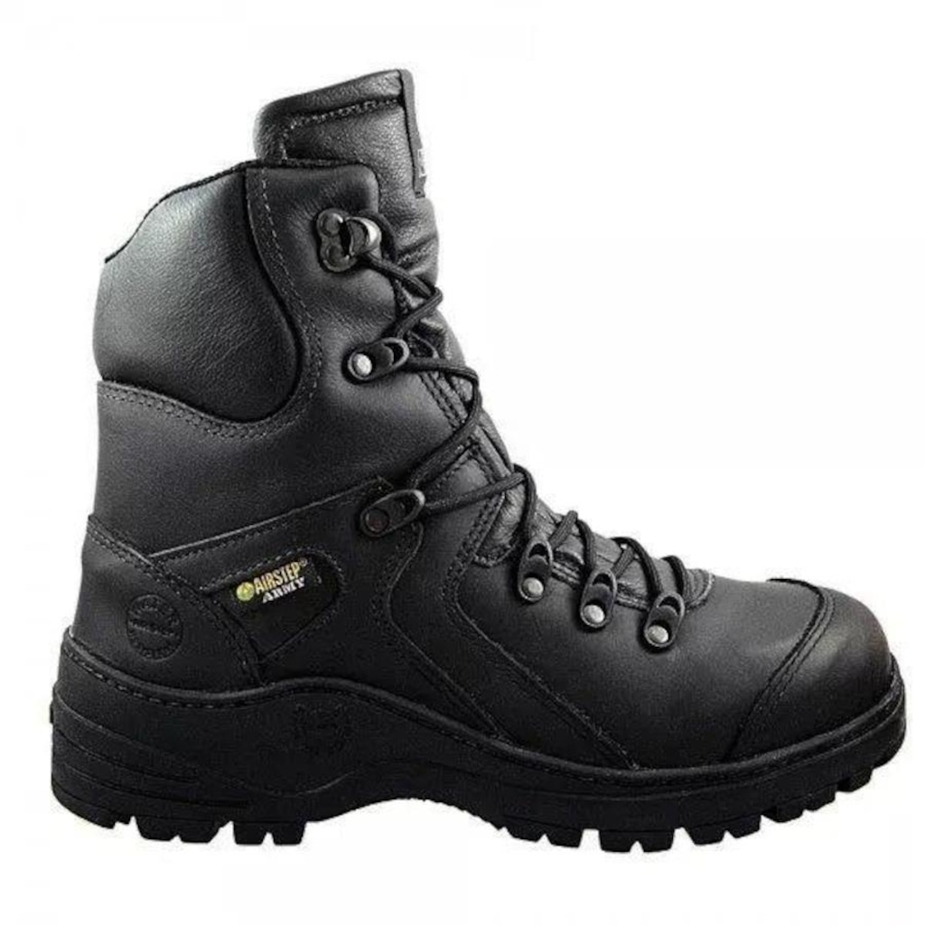 Bota Coturno Tático Airstep Polícia Civil Black Squad - Masculino - Foto 1