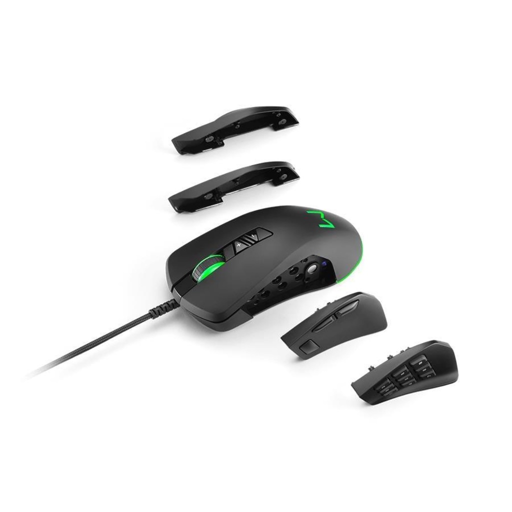 Mouse Gamer Warrior Moray 10000DPI Personalizável LED RGB MO278 - Foto 1
