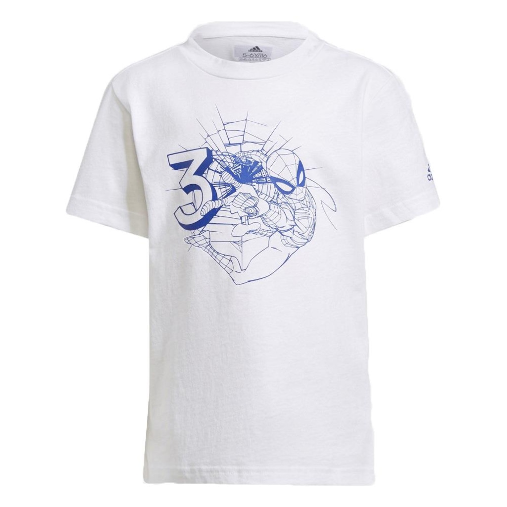 Camiseta adidas Marvel Homem Aranha GN4937 - Infantil - Foto 1