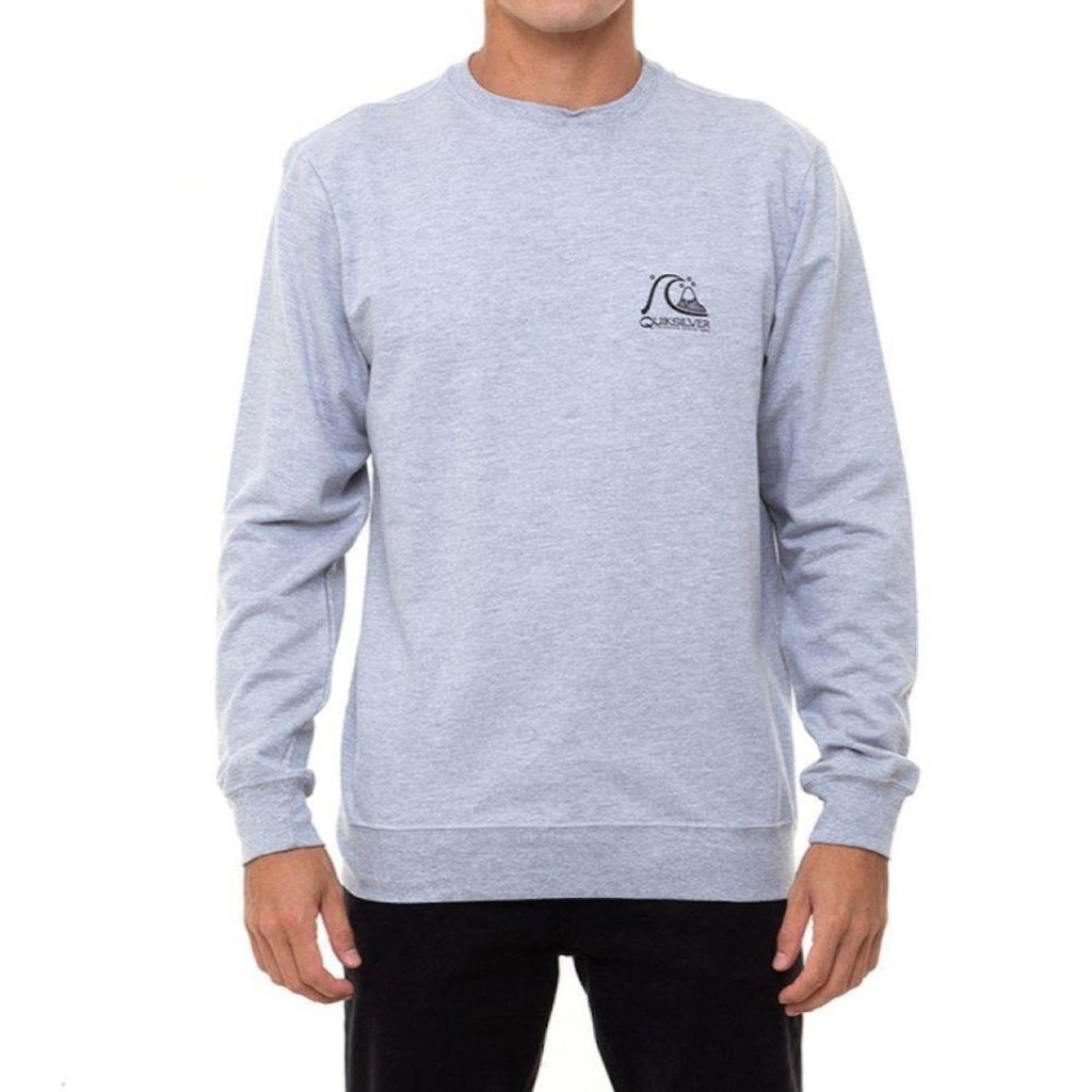 Blusão de Moletom Quiksilver Logo Chest - Masculino - Foto 1