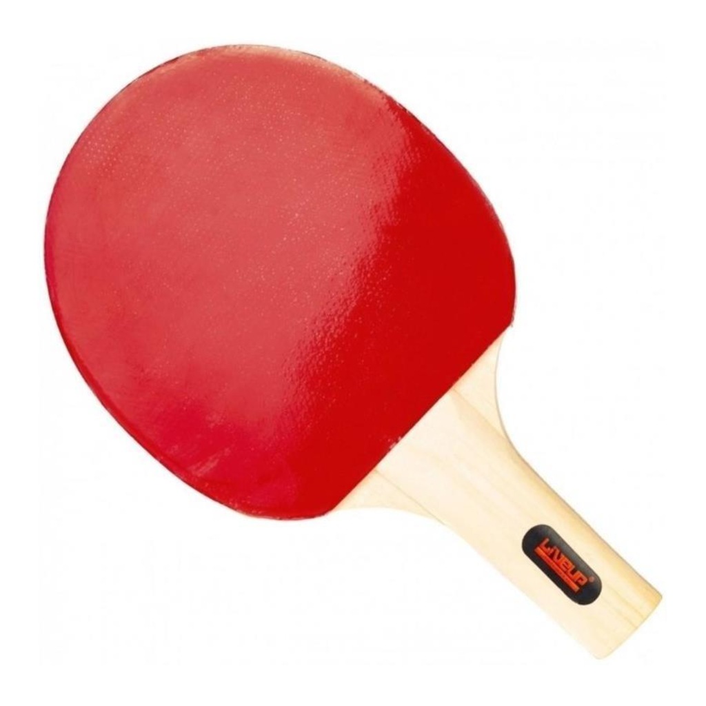Raquete de Tênis de Mesa Ping Pong Liveup com Cabo Côncavo - 25,5x15cm - Foto 1