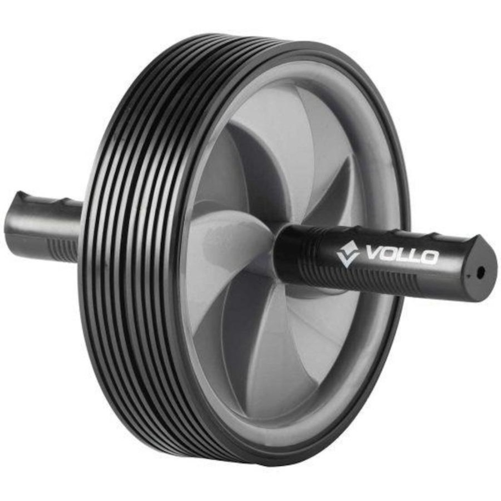 Roda de Exercício Abdominal Vollo Dupla - 23,5x18cm - Foto 1