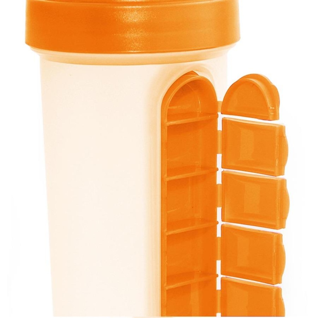 Imagem 4 do produto Garrafa Squeeze Gold Sports Mixer e Porta Comprimido - 750ml