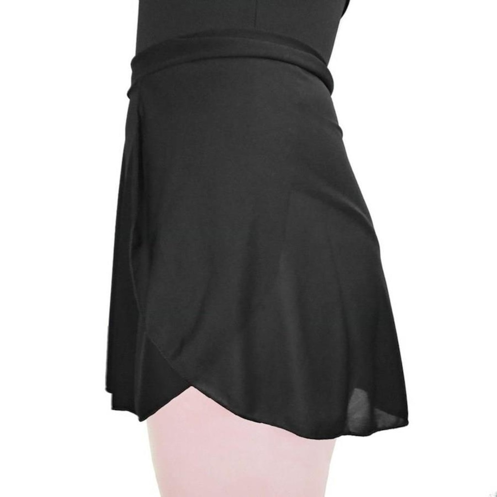 Imagem 2 do produto Saia Ballet Ritmus Transpassada Jersey - Adulto