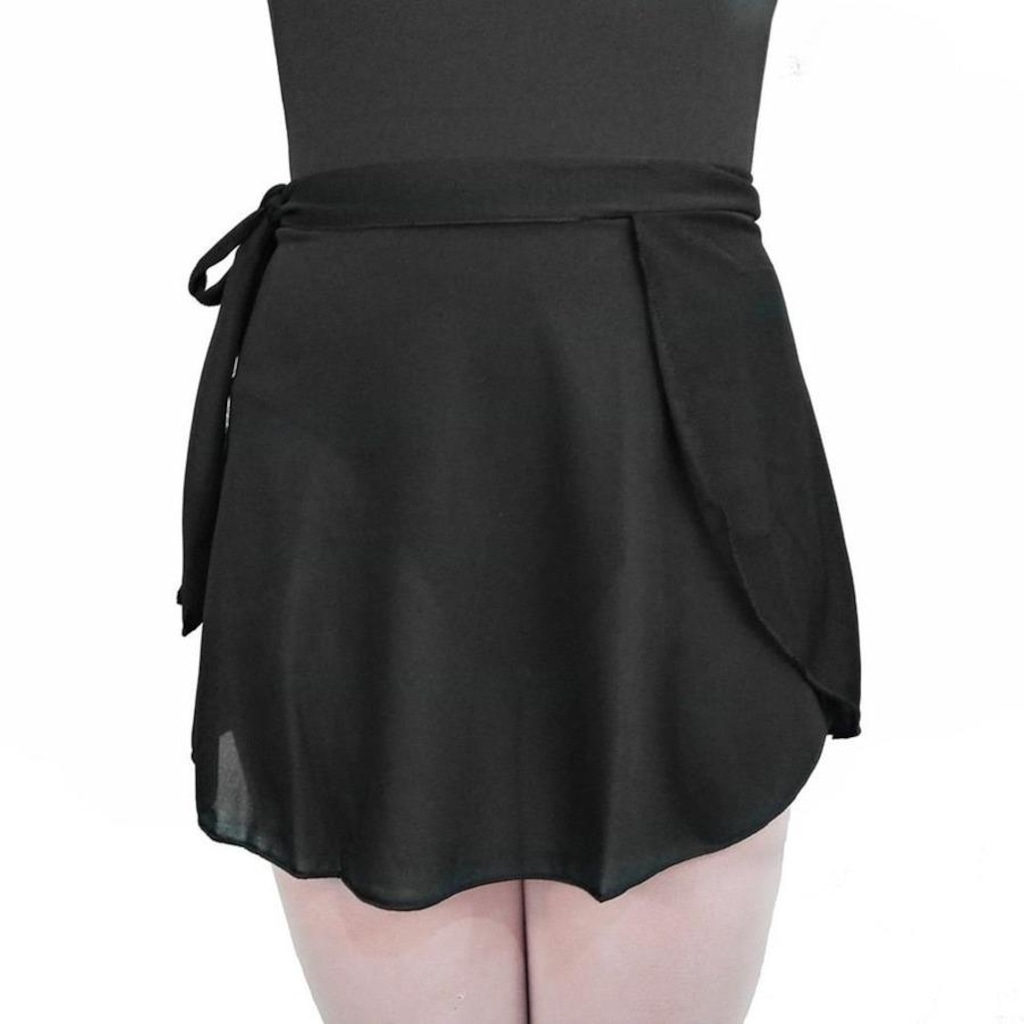 Imagem 4 do produto Saia Ballet Ritmus Transpassada Jersey - Adulto