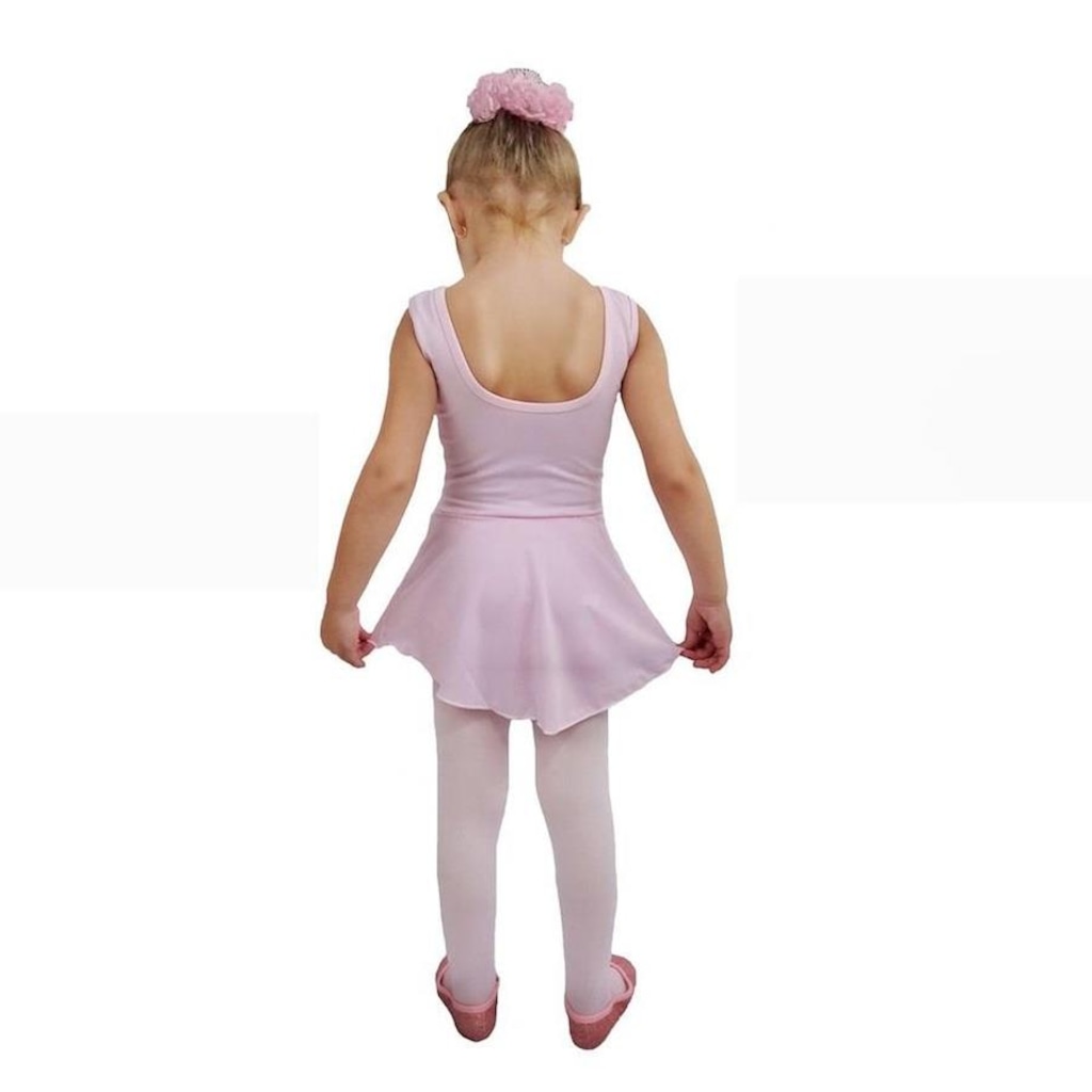 Imagem 2 do produto Collant para Ballet com Saia Ritmus Regata Carla - Infantil